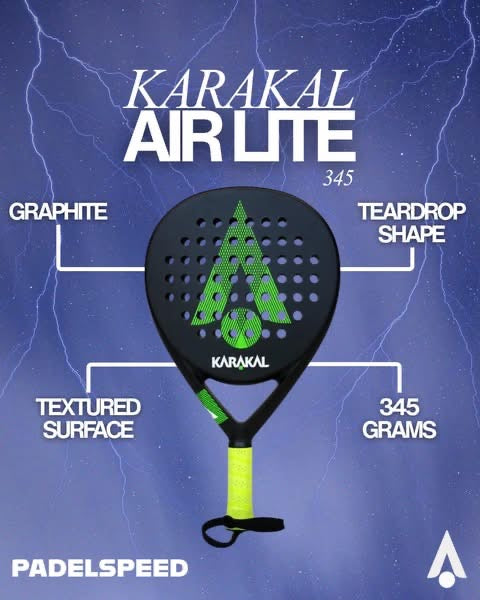 Pala de Pádel Karakal Air Lite 345 (Azul)