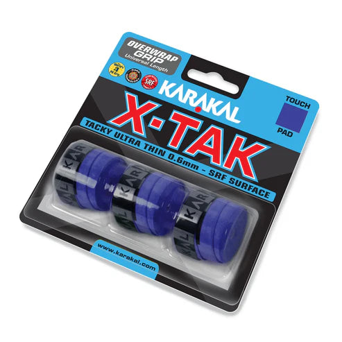 Karakal X-TAK Overwrap Grip (3 Pack)