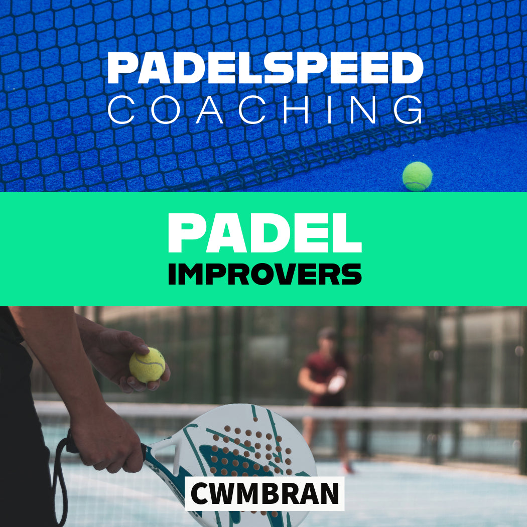Padelspeed Coaching: Padel Improvers, Saturdays 2-3pm (Cwmbran)