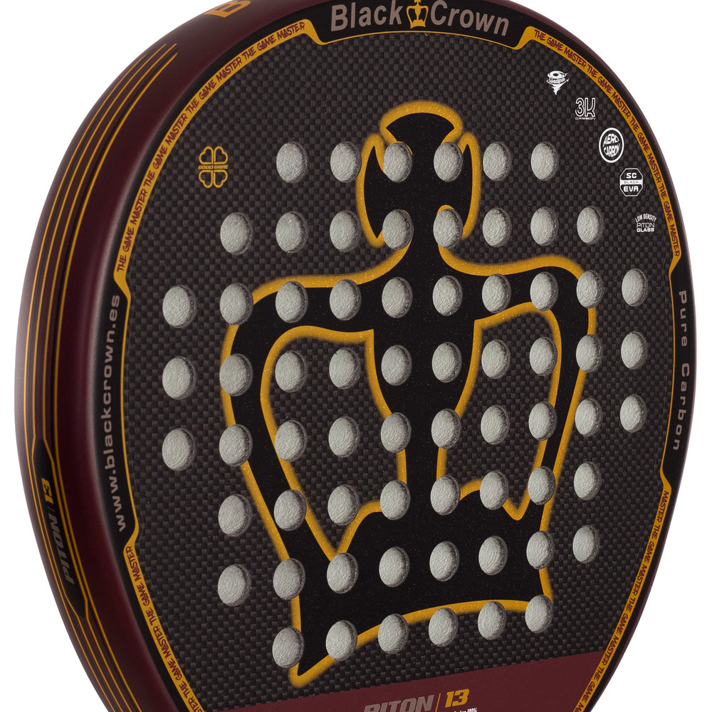 Padel Racket Black Crown Piton 13