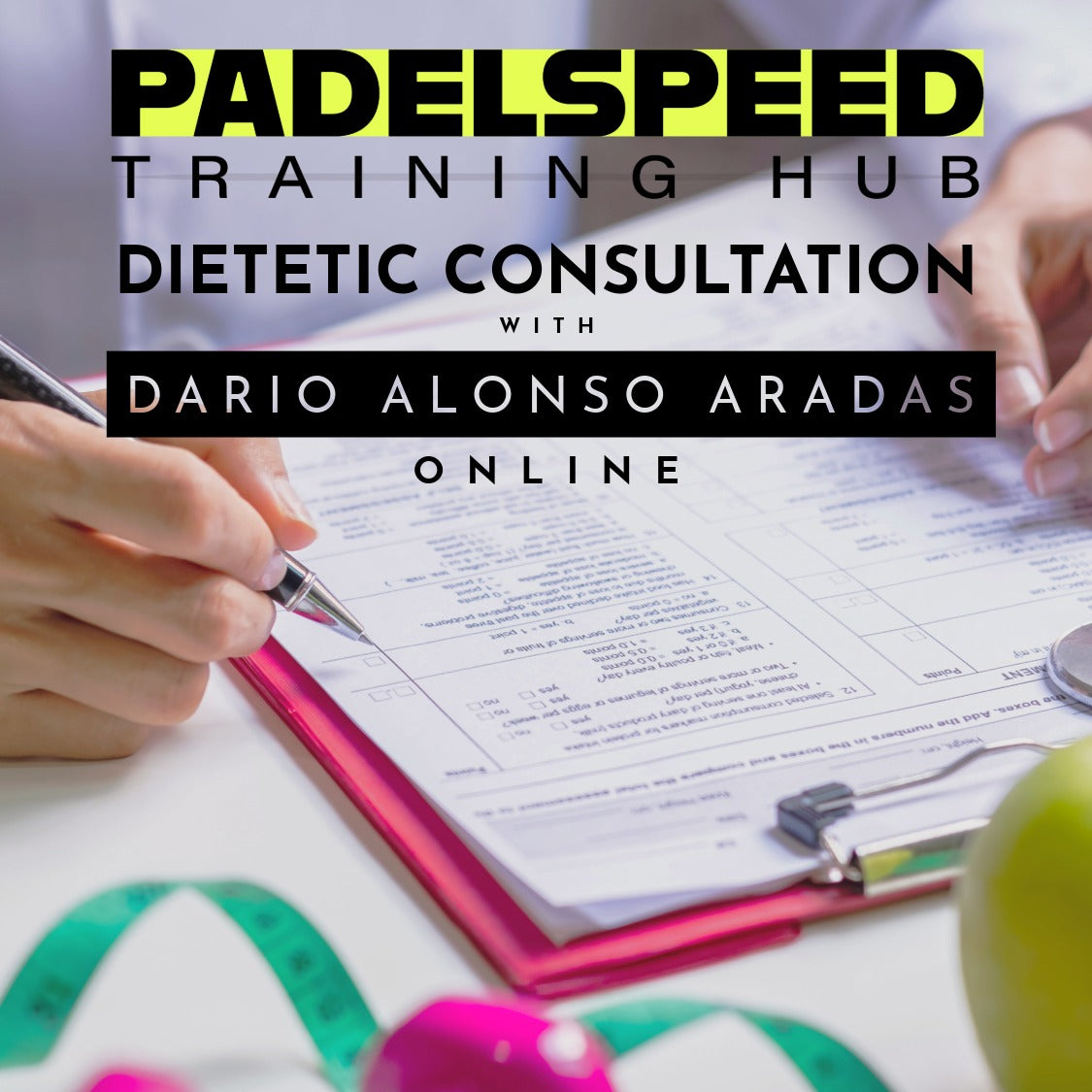 Padelspeed Training Hub: Dietetic Consultation (50-minute, Online)
