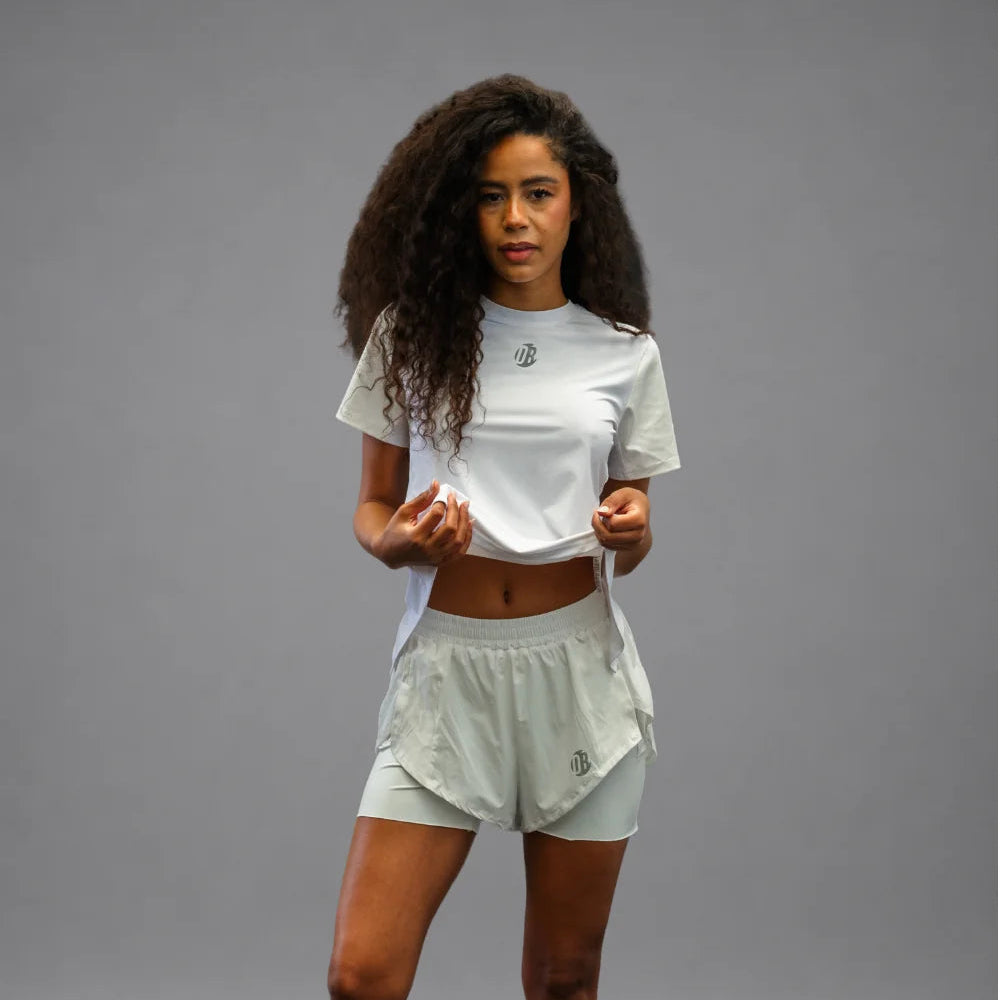 Women's Drybreak White Shorts