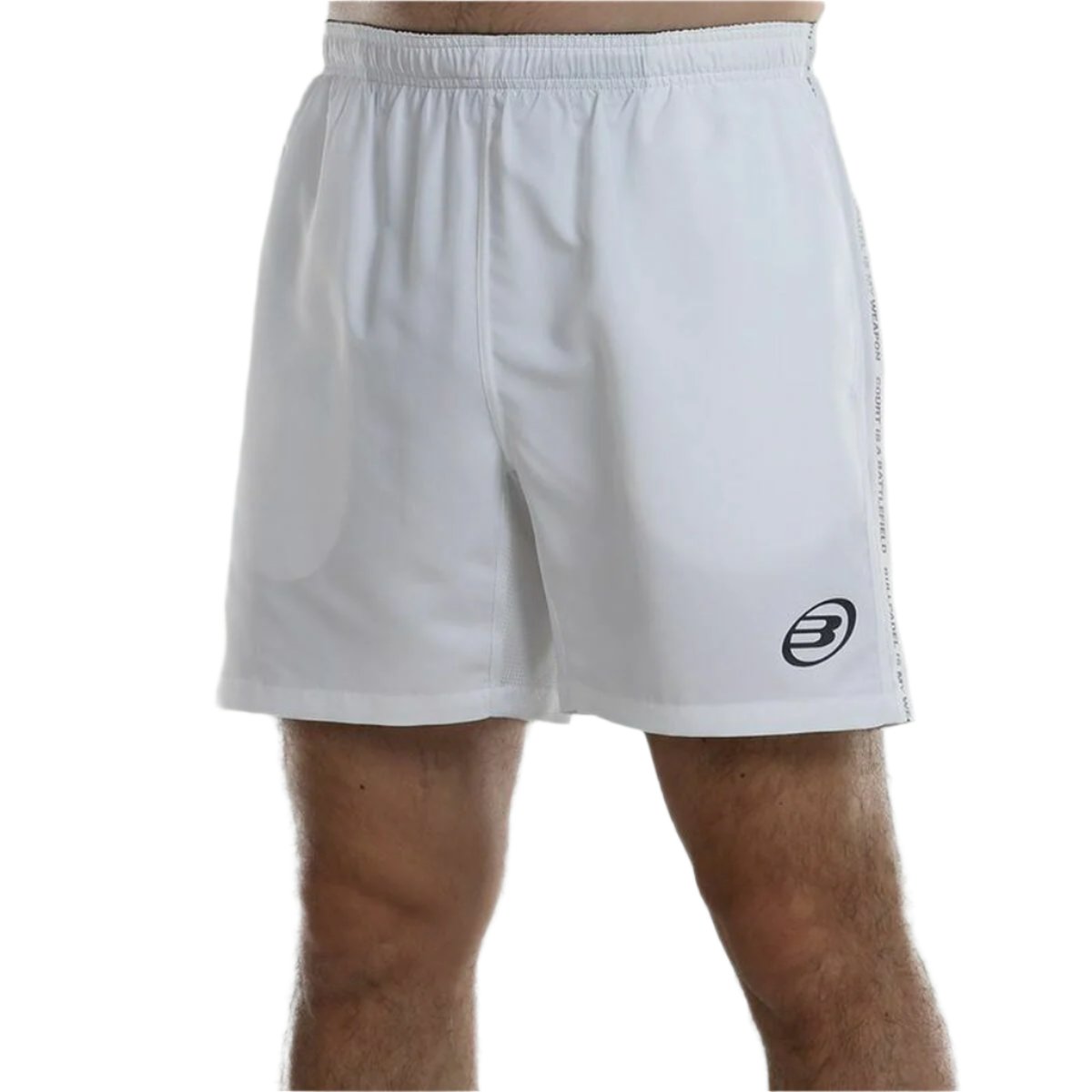 Men's Padel Shorts Bullpadel Agnus White - Padelspeed - UK padel and racket sports shop (Sports and outdoors, Sports clothing)