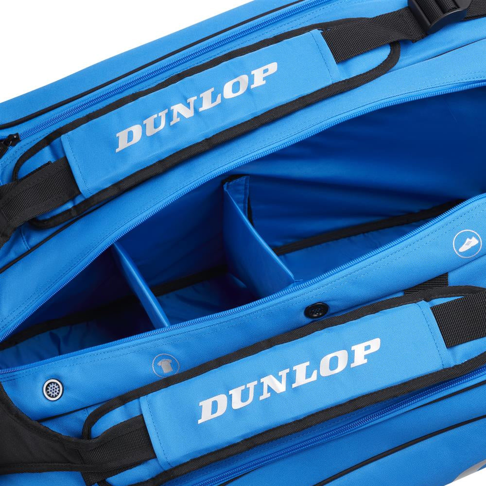 Racket Bag Dunlop FX Performance Thermo (8 Racket, Blue/Black)
