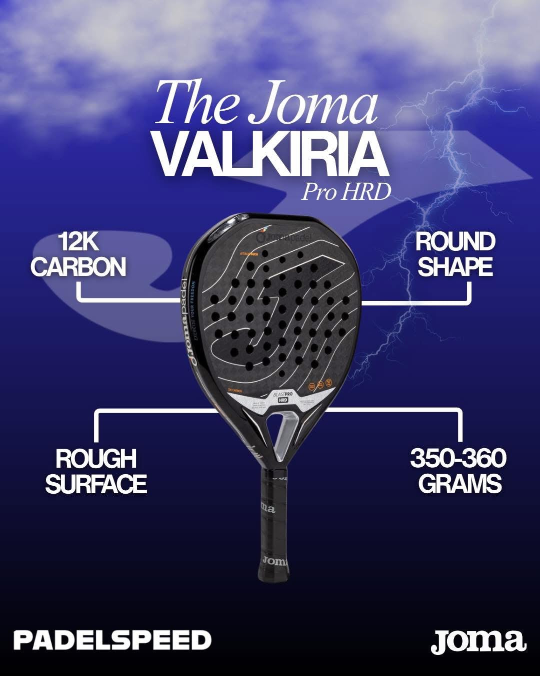 Padel Racket Joma Valkiria Pro HRD (2026)