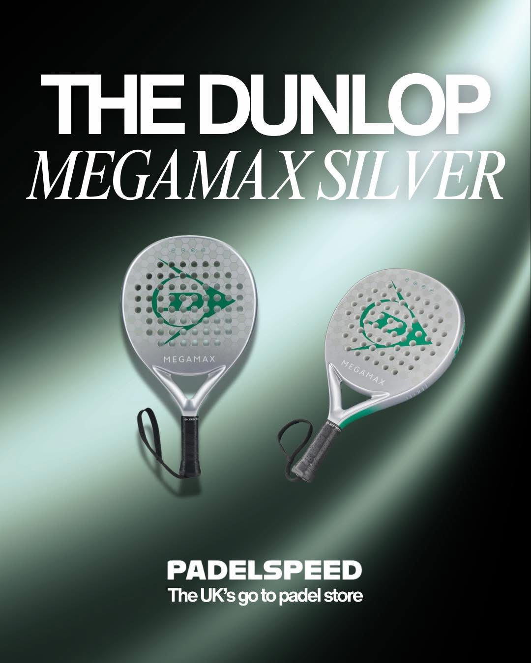 Raquetes de Padel Dunlop Megamax Silver