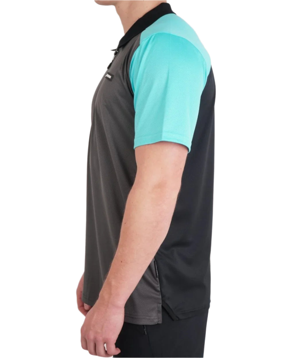 Men's Pallacorda Premium Zip Polo (Grey)