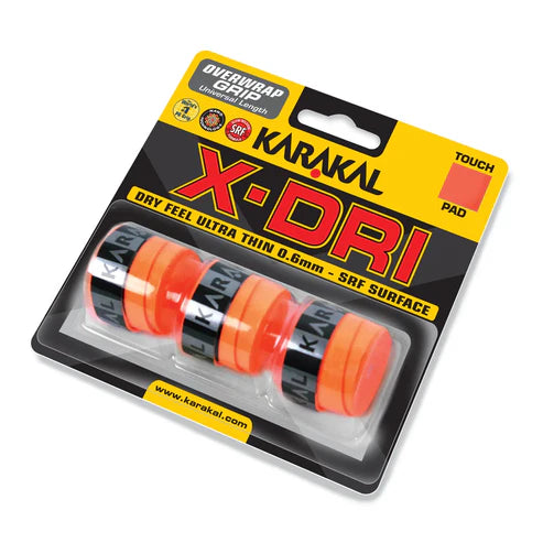 Karakal X-DRI Overwrap Grip (3 Pack)