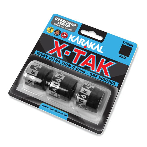 Karakal X-TAK Overwrap Grip (3 Pack)