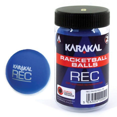 Racketball Ball Karakal Blue (Tube of 2) - Padelspeed - UK padel and racket sports shop (Sports & Outdoors)