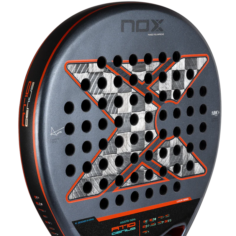 Padel Racket NOX AT10 Genius 18K Alum Agustin Tapia 2025 - Padelspeed - UK padel and racket sports shop (Sports and outdoors, Paddle tennis)