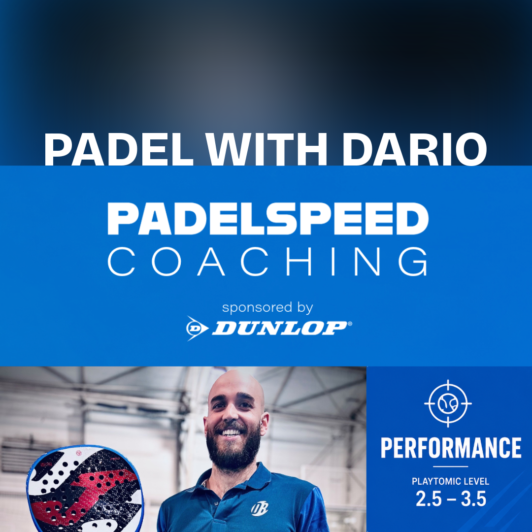 Padelspeed Coaching: Padel Avanzado con Darío, 14:30-15:30 los viernes (Cardiff)