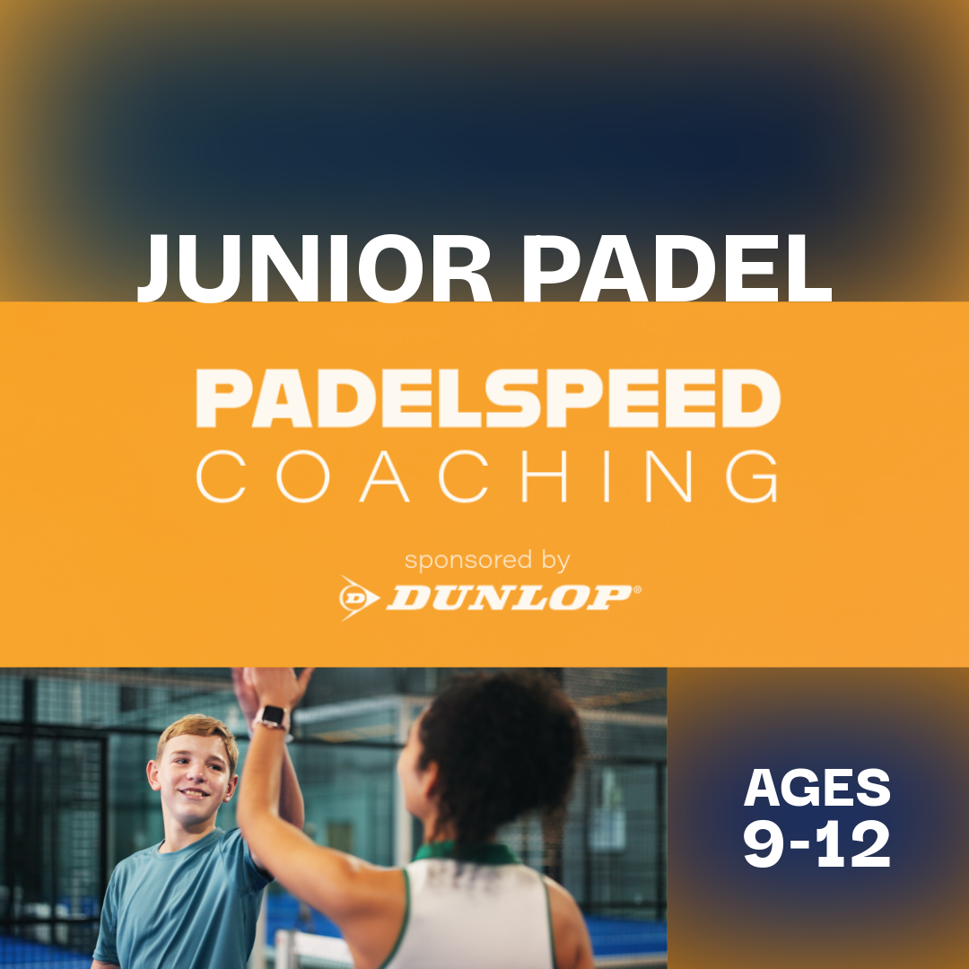 Padelspeed Coaching: Padel Júnior (9-12 anos), Sextas-feiras 16h30-17h30 (Cardiff)