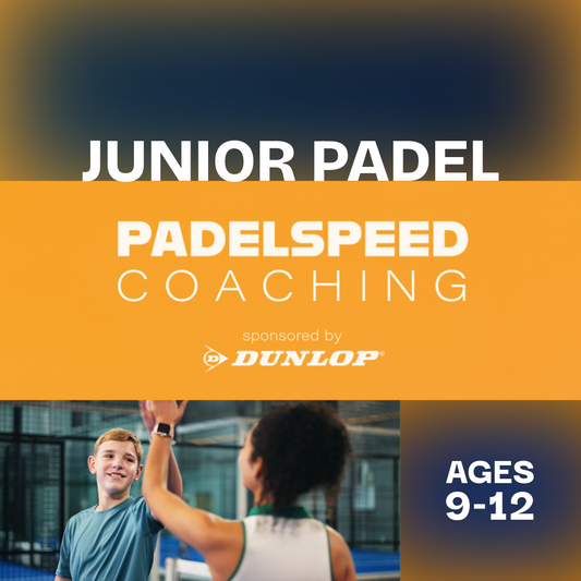 Padelspeed Coaching: Pádel Junior (edades 9-12), viernes 16:30-17:30h (Cardiff)