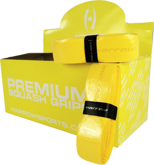 Replacement Racket Grips Harrow 24 Box (Yellow)
