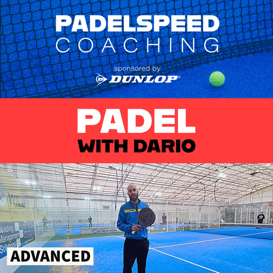 Padelspeed Coaching: Padel Advanced with Dario, 2pm-3pm Fridays (Cardiff)
