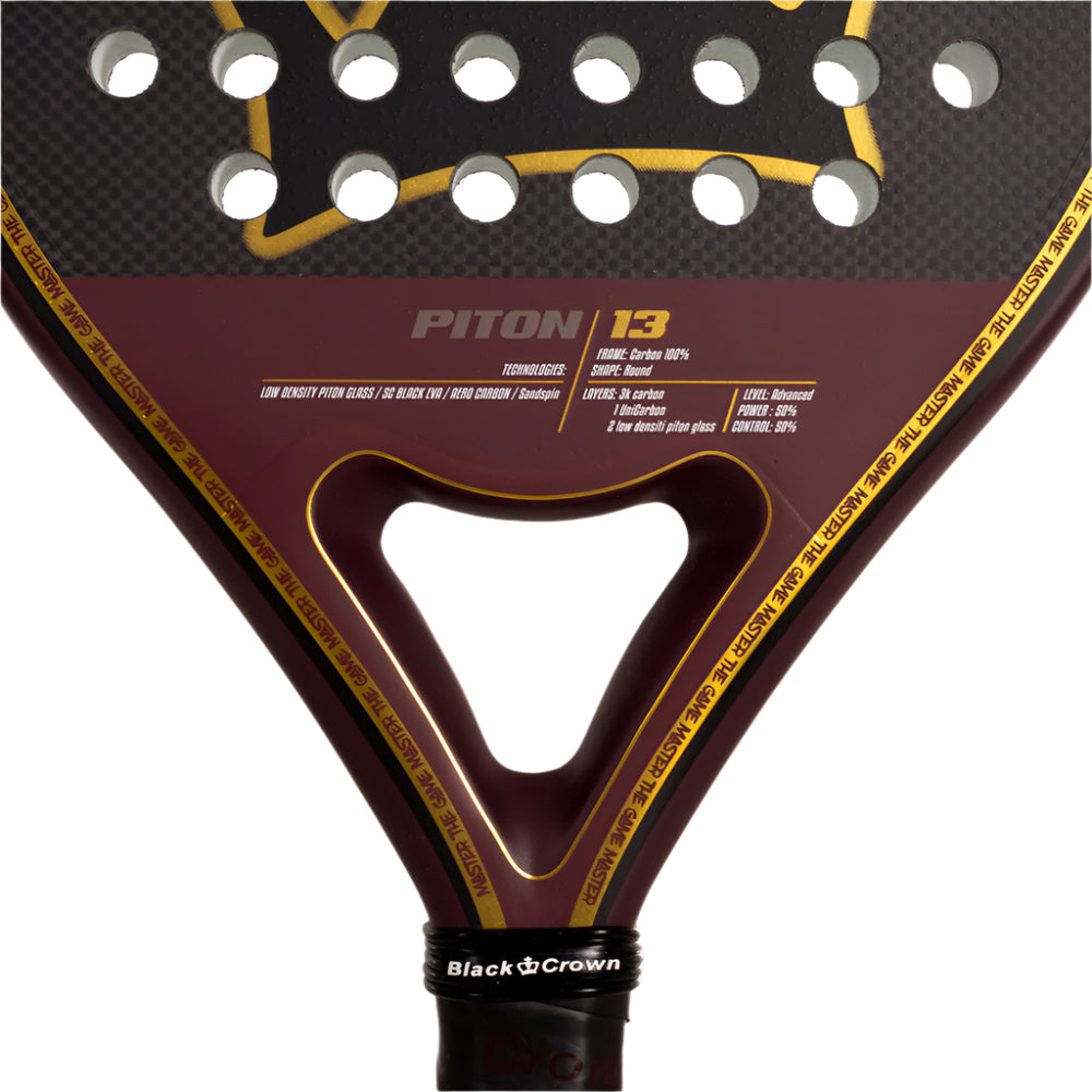 Padel Racket Black Crown Piton 13