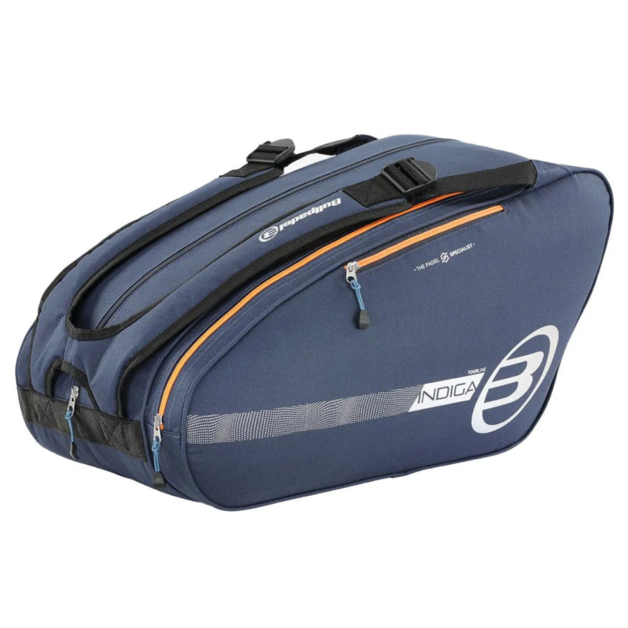 Padel Bag Bullpadel Indiga Tour Navy Blue - Padelspeed Padel, Squash & Tennis