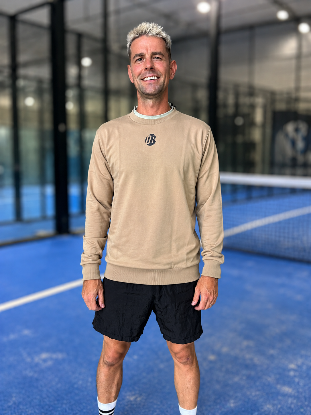 Sudadera beige Drysweat Drybreak para hombre (2026)