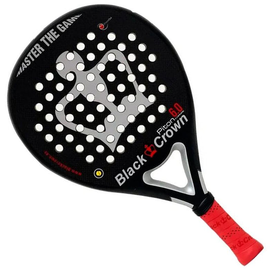 Padel Racket Black Crown Piton 6.0 Chrome