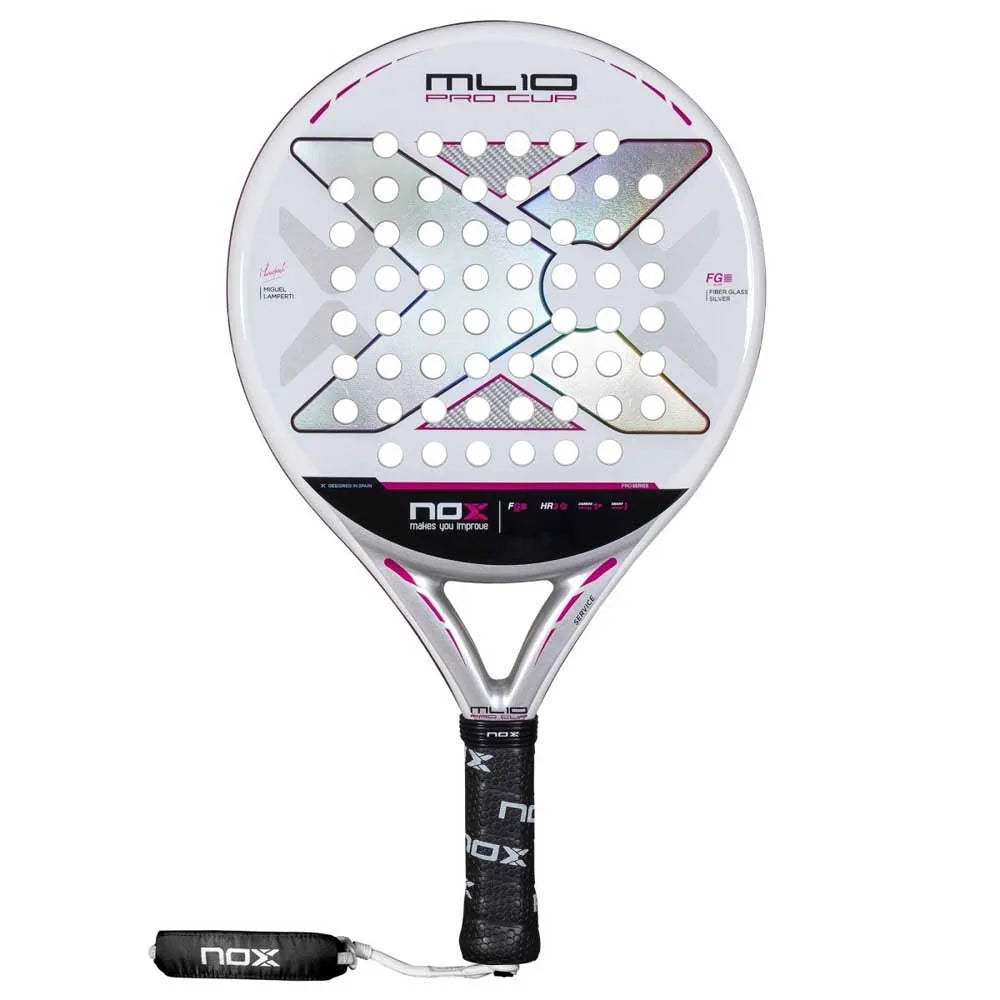 Padel Racket NOX ML10 Pro Cup Silver by Miguel Lamperti