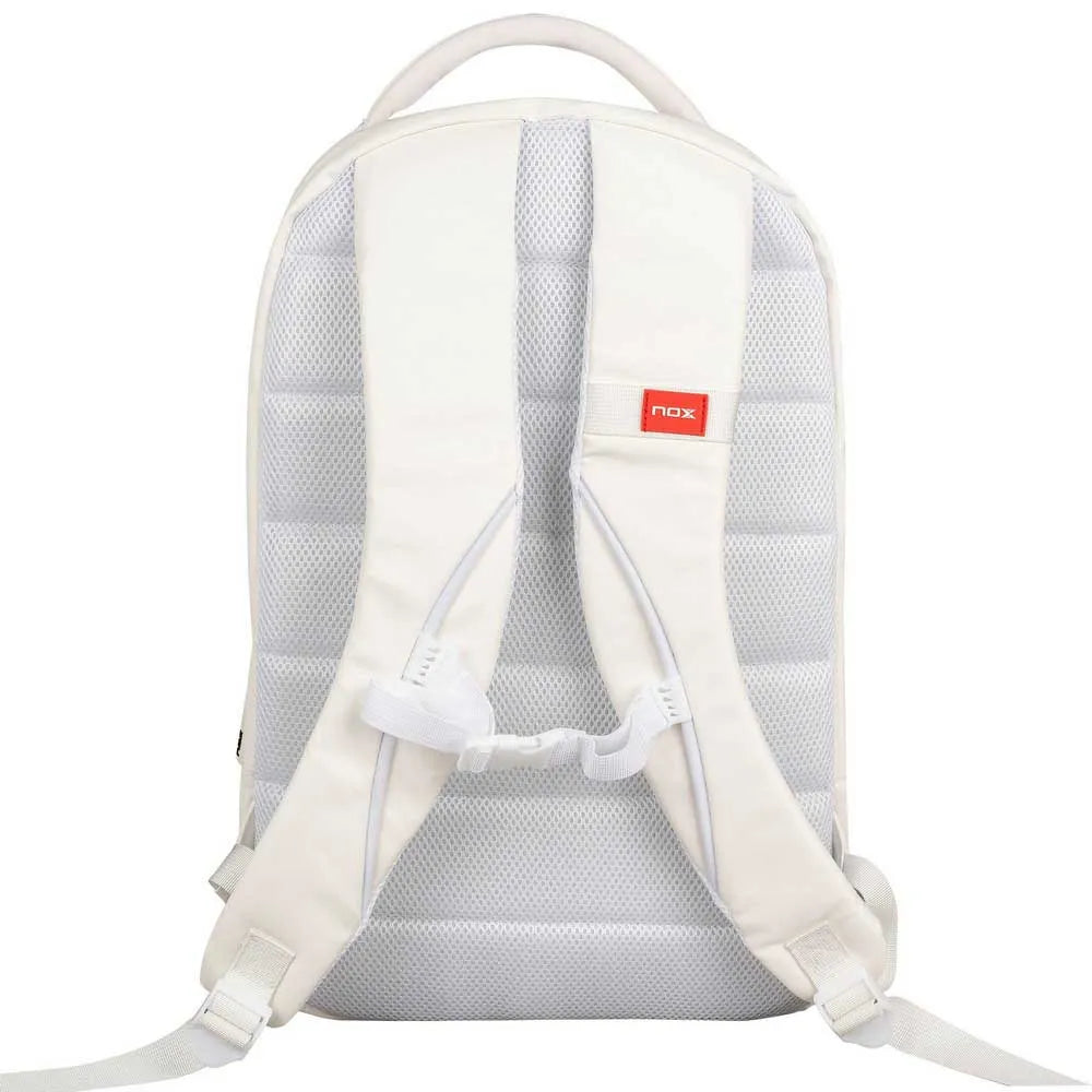Padel Bag NOX Pro Series White Backpack