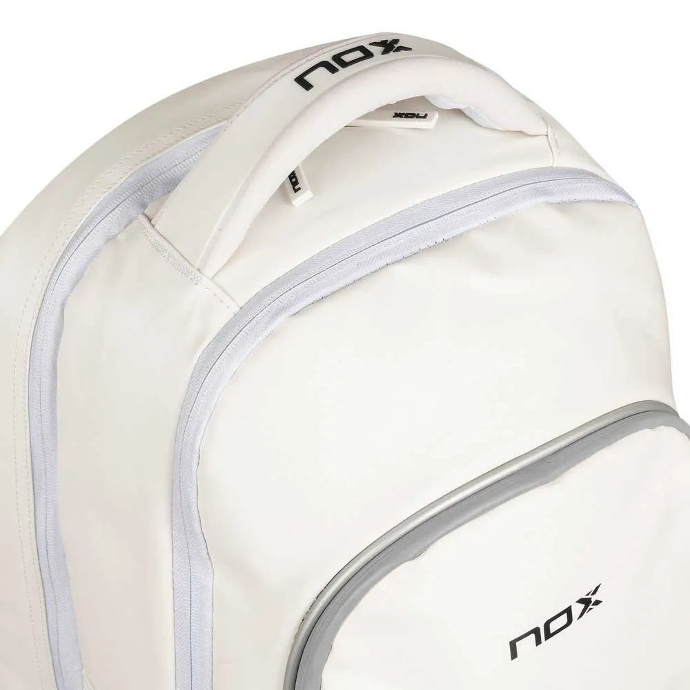 Padel Bag NOX Pro Series White Backpack