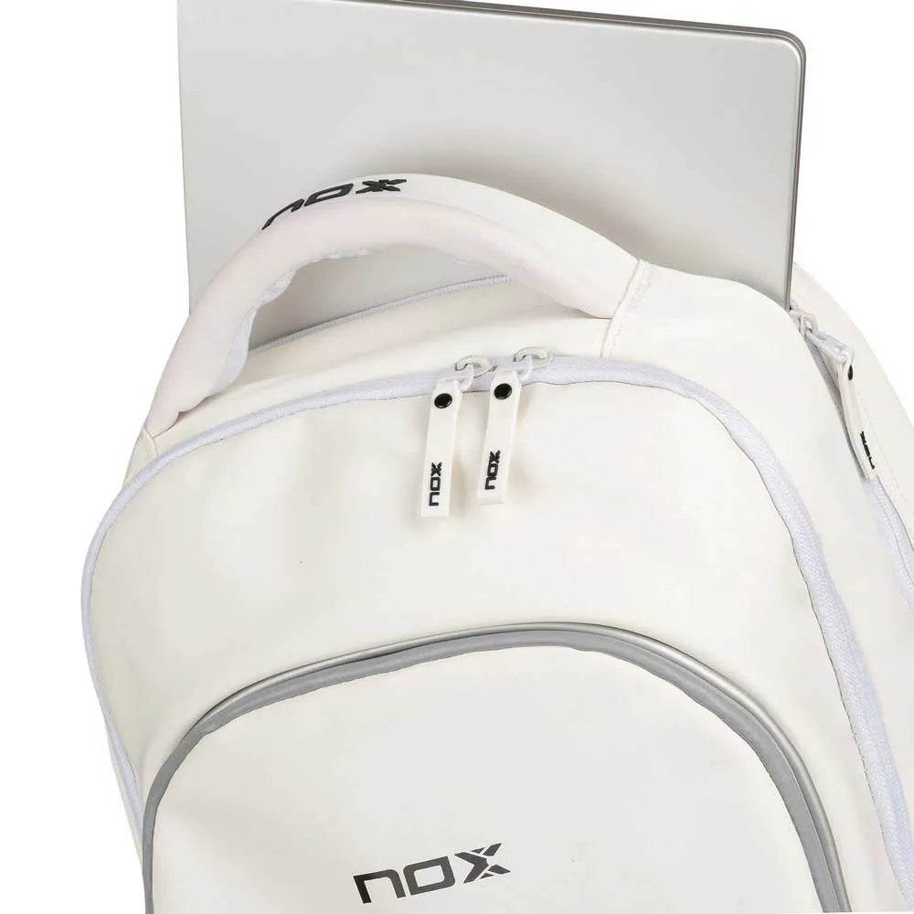 Padel Bag NOX Pro Series White Backpack
