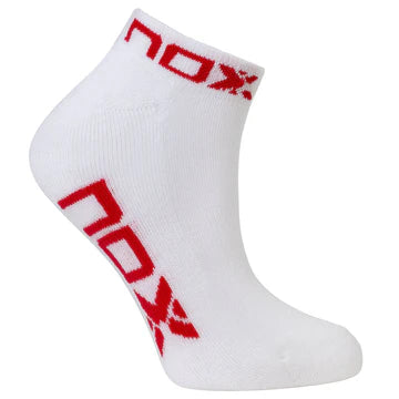 Ankle Socks NOX White Red Women's