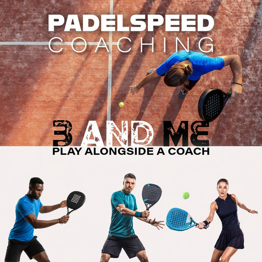 Padelspeed Coaching: '3 and Me' 60-minute Coached Matchplay, Saturdays 11am (Cwmbran)