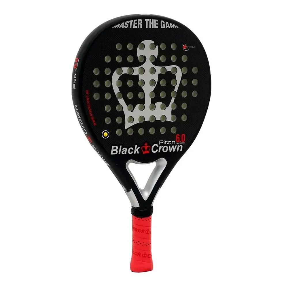 Padel Racket Black Crown Piton 6.0 Chrome